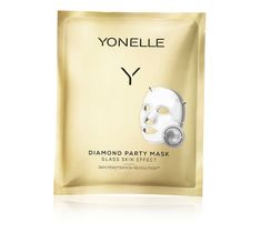 Yonelle – Diamond Party Mask Diamentowa Maska Bankietowa w Płacie (1 szt.)
