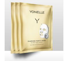 Yonelle Diamond Party Mask – diamentowa maska bankietowa (3 szt.)