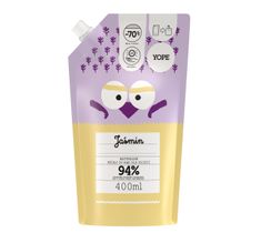 Yope – Naturalne Mydło do rąk dla dzieci - JAŚMIN - zapas (400 ml)
