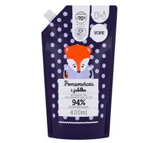 Yope – Naturalny Żel pod prysznic dla dzieci - JABŁKO i POMARAŃCZA - zapas (400 ml)