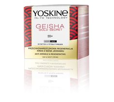 Yoskine Geisha Gold Secret krem dzień i na noc z nićmi jedwabiu 55+ (50 ml)