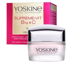Yoskine Supreme-Vit B12 + C nawilżający krem przeciwzmarszczkowy do twarzy na dzień 50+ 50ml