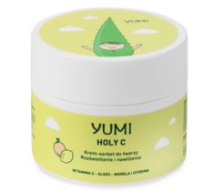 Yumi Holy C rozświetlająco-nawilżający krem-sorbet do twarzy Morela-Cytryna (50 ml)