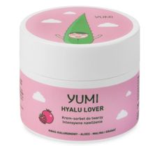 Yumi Hyalu Lover intensywnie nawilżający krem-sorbet do twarzy Malina-Granat (50 ml)