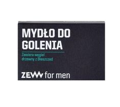 Zew For Men Mydło do golenia z węglem drzewnym z Bieszczad (85 ml)