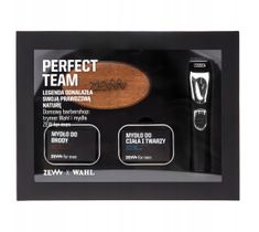 Zew For Men Perfect Team zestaw trymer Wahl Lithium Ion + mydło do brody 85ml + mydło do twarzy i ciała 85ml + szczotka do brody