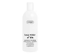 Ziaja Kozie mleko szampon do włosów kondycjonujący z keratyną włosy szorstkie bez połysku 400ml