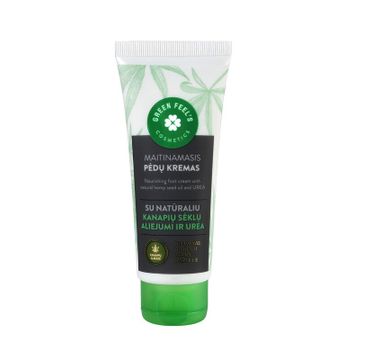 Green Feel's – Nourishing Food Cream krem do stóp olej konopi i mocznik (75 ml)