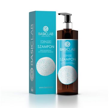 BasicLab Capillus Shampoo szampon przeciwÅ‚upieÅ¼owy do wÅ‚osÃ³w (300 ml)
