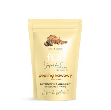 Fluff – Coffee Scrub peeling kawowy do ciała Antycellulitowy & Ujędrniający  Karmel (100 g)