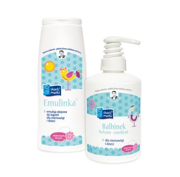 Skarb Matki Zestaw Emulinka emulsja olejowa do kąpieli 250ml + Balbinek balsam-emolient 250ml