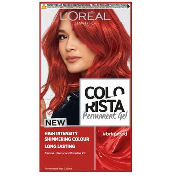 L'Oreal Paris Colorista Premament Gel – farba do włosów #brightred (1 szt.)