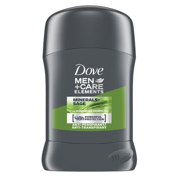 Dove –  Men+Care Elements Minerals+Sage antyperspirant w sztyfcie (50 ml)