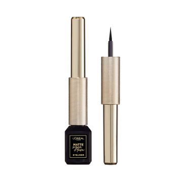 L'Oreal Paris Matte Signature – eyeliner matowy w płynie 01 Black (1 szt.)