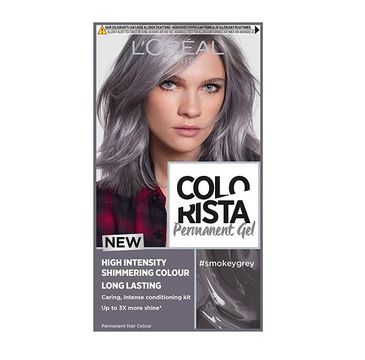 L'Oreal Paris Colorista Premament Gel – farba do włosów #smokeygrey (1 szt.)