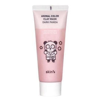 Skin79 Animal Color Clay Mask Dark Panda – rozjaśniająca maseczka w kremie (70 ml)