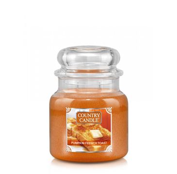 Country Candle â€“ Åšrednia Å›wieca zapachowa z dwoma knotami Pumpkin French Toast (453 g)