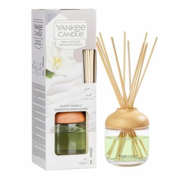 Yankee Candle Reed Diffuser pałeczki zapachowe z dyfuzorem Fluffy Towels 120ml