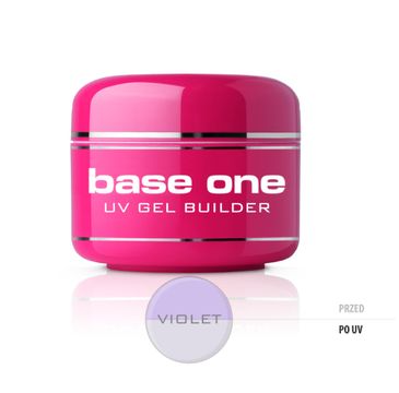 Silcare – Gel Base One Violet żel budujący do paznokci (30 g)