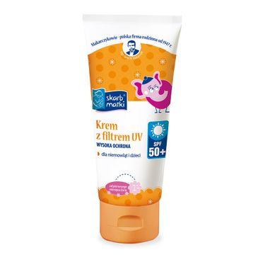 Skarb Matki – Krem z filtrem UV na lato dla niemowląt i dzieci od ukończenia 1 miesiąca życia SPF50 (75 ml)