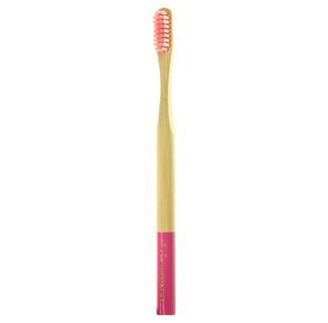 Bamboo Hero bambusowa szczoteczka do zębów premium miękka Różowa (1 szt.)