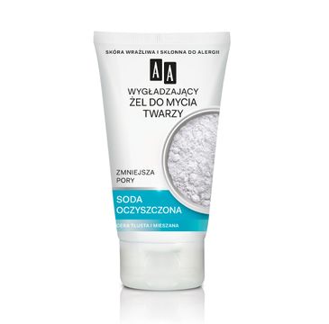 AA Color Detox Soda Oczyszczona – wygładzający żel do mycia twarzy zmniejszający pory (150 ml)