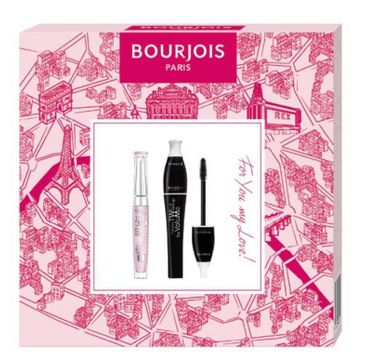Bourjois zestaw kosmetyków For You My Love tusz do rzęs Twist Up Ultra Black + błyszczyk do ust 3D Effect Gloss 29 Rose (5,7 ml)