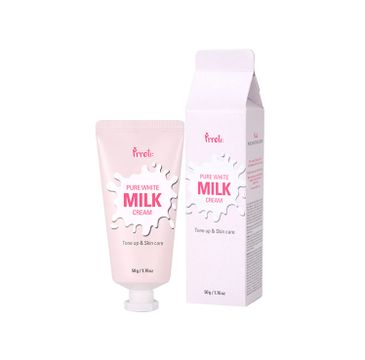 Prreti Pure White Milk Cream – rozjaśniający krem do twarzy z proteinami mleka (50 g)