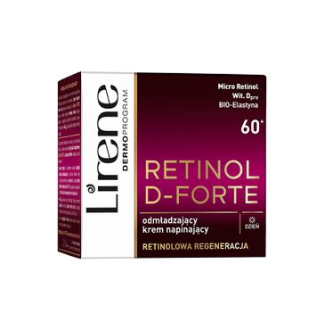 Lirene Retinol D-Forte 60+ odmładzający krem napinający na dzień (50 ml)