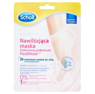 Scholl – PediMask Nawilżająca Maska do stóp z olejkiem kokosowym (1 szt.)