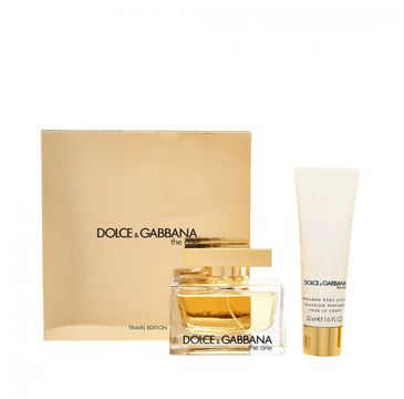 Dolce&Gabbana The One Woman zestaw woda perfumowana spray 75 ml + balsam do ciała 100 ml