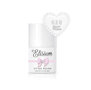 Elisium UV Gel Polish lakier hybrydowy do paznokci 020 Snow White (8 ml)