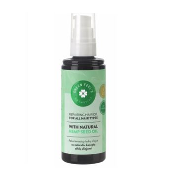 Green Feel's – Repairing Hair Oil regenerujący olejek do włosów z ekstraktem z oleju konopnego (200 ml)