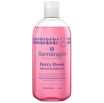 Barnängen Berry Boost Shower & Bath Gel żel do kąpieli i pod prysznic z olejkiem z czarnych jagód (400 ml)