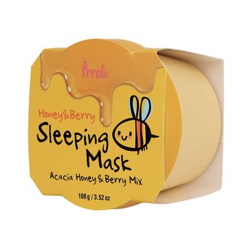 Prreti Honey & Berry Sleeping Mask – odżywcza maseczka do twarzy na noc (100 g)