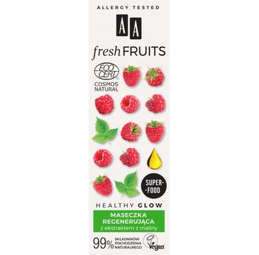 AA – Fresh Fruits maseczka regenerująca z ekstraktem z malin (40 ml)