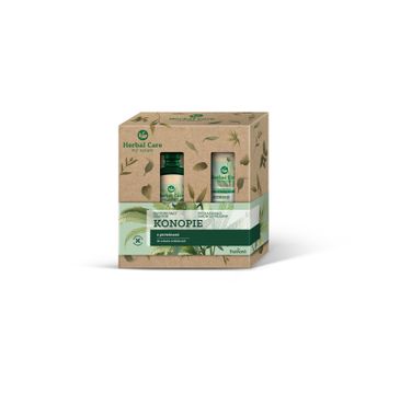 Herbal Care Zestaw prezentowy Konopie (Szampon do włosów 330ml +Serum do włosów 100ml)