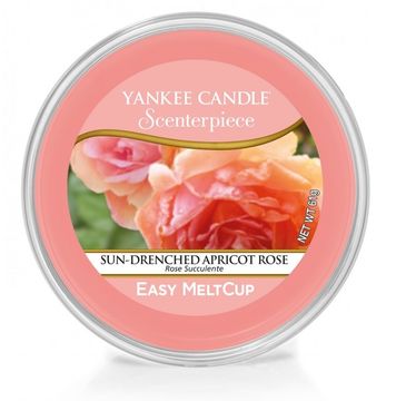 Yankee Candle – Scenterpiece Easy Melt Cup wosk do elektrycznego kominka Sun-Drenched Apricot Rose (61 g)