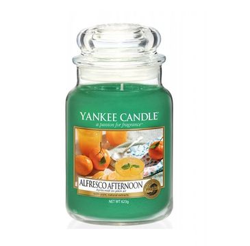 Yankee Candle – Świeca zapachowa duży słój Alfresco Afternoon (623 g)