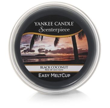 Yankee Candle – Scenterpiece Easy Melt Cup wosk do elektrycznego kominka Black Coconut (61 g)