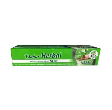 Dabur Herbal Toothpaste With Neem pasta do zębów z miodlą indyjską bez fluoru (100 ml)