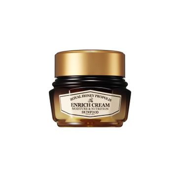 Skinfood Royal Honey Propolis Enrich Cream – nawilżająco-naprawczy krem do twarzy (63 ml)