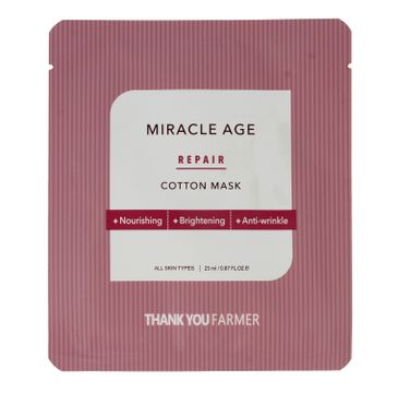 Thank You Farmer True Miracle Age – maska w płacie (1 szt.)