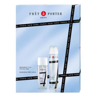 Pret A Porter zestaw prezentowy Original dezodorant naturalny (75 ml) + dezodorant spray (200 ml)