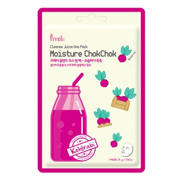 Prreti Cleanse Juice One Pack – nawilżająca maska do twarzy w płachcie Czerwona Kalarepa (25 g)