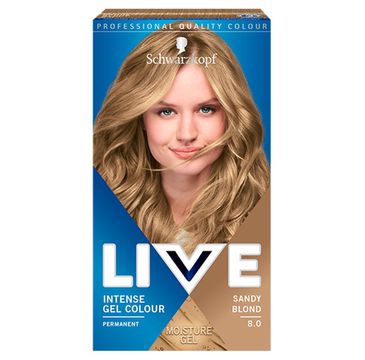 Schwarzkopf Live Intense Gel Colour koloryzacja do włosów w żelu 8.0 Sandy Blond