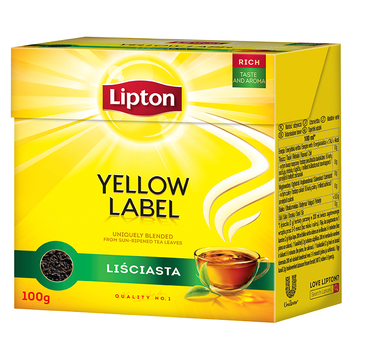 Lipton Yellow Label herbata czarna liściasta 100g
