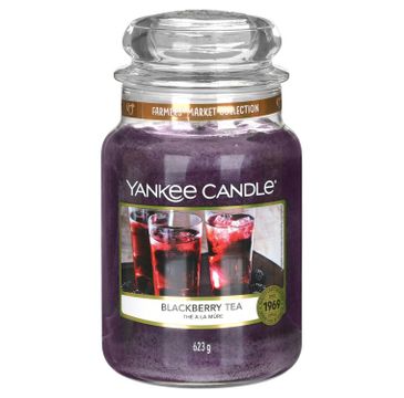 Yankee Candle Świeca zapachowa duży słój Blackberry Tea 623g