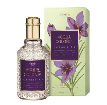4711 Acqua Colonia Saffron & Iris woda kolońska spray 50ml