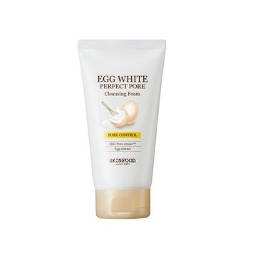 Skinfood – Egg White Perfect Pore Cleansing Foam głęboko oczyszczająca pianka do mycia twarzy (150 ml)